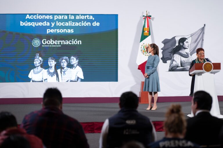 Presidenta Claudia Sheinbaum presenta reformas para combatir el delito de la desaparación como la creación de la plataforma única de identidad