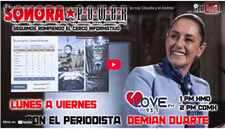 Sheinbaum niega divorcio con la visión de AMLO; sí hay diferencias, «yo soy Claudia y el Andrés»
