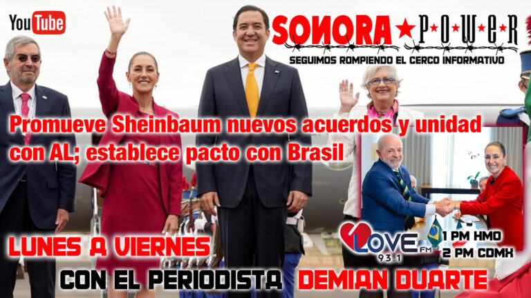 Promueve la presidenta Sheinbaum acuerdo de unidad en América Latina; hace pacto con Lula y Brasil