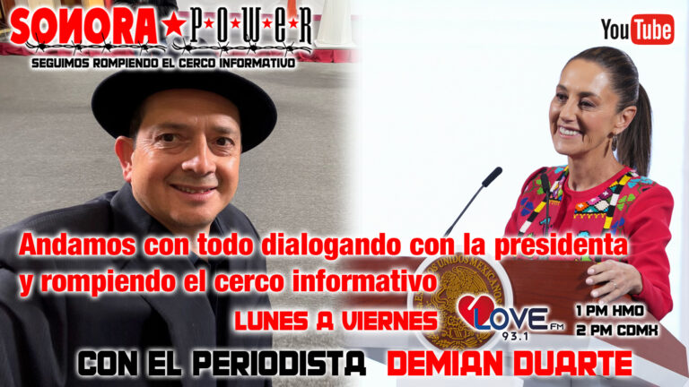 Dialogamos con la presidenta Sheinbaum sobre agua, carreteras, minería, y en especial sobre Sonora
