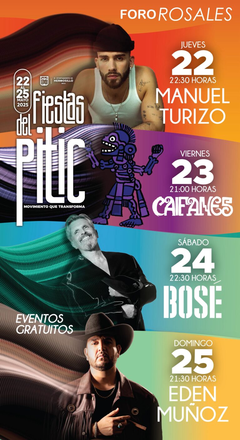 Todo listo para disfrutar a lo máximo en Las Fiestas del Pitic 2025