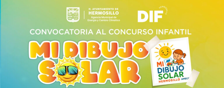 Lanza Gobierno de Hermosillo concurso infantil “Mi Dibujo Solar”