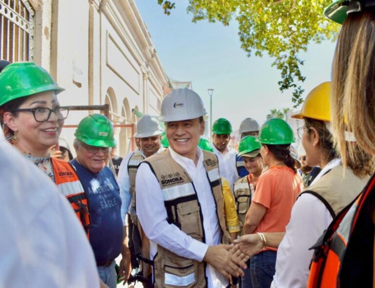 Lidera Gobernador Durazo transformación de Hermosillo con obras de infraestructura y rescate del patrimonio histórico