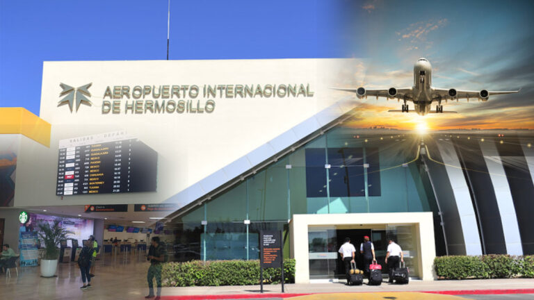 La enorme distancia a Hermosillo y la necesaria conectividad aérea