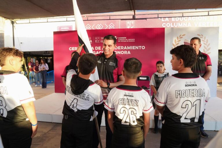 Abandera Gobierno de Sonora a estudiantes que participarán en los Juegos Deportivos Nacionales Escolares: SEC