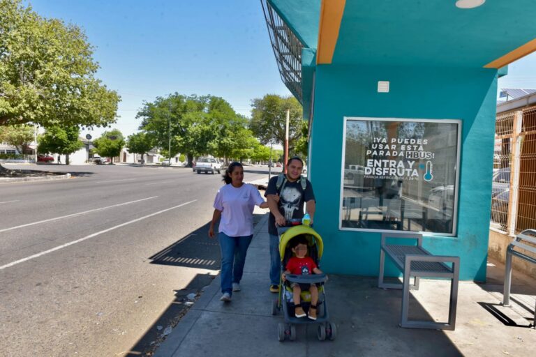 Ya están abiertas a los usuarios seis paradas de camión refrigeradas del Gobierno de Hermosillo