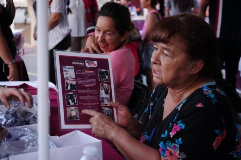 Gobernador Durazo lleva servicios gratuitos a la colonia Café Combate con feria “Sonora Atiende”