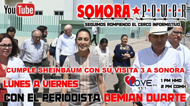 Cumple Claudia Sheinbaum a Sonora en su visita #3 al estado