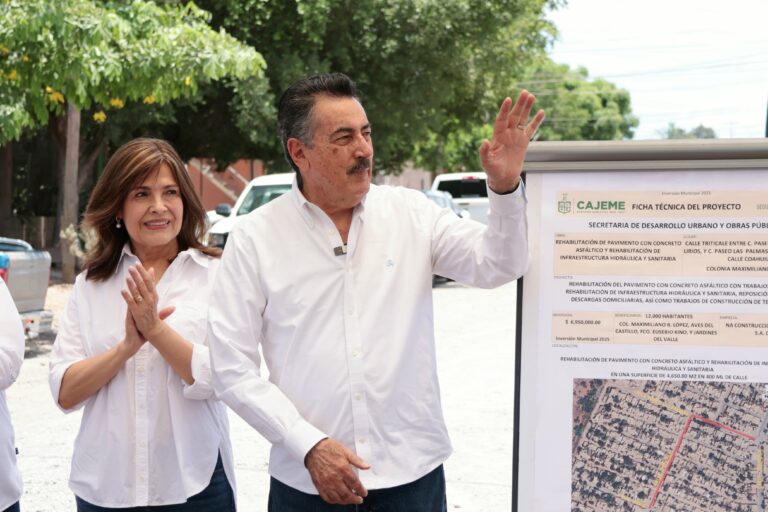 Obras qur transforman: inicia rehabilitación de calle Triticale en la colonia Maximiliano R. López