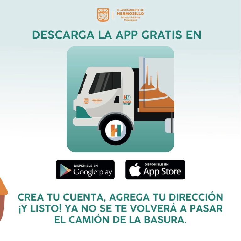 Invita Ayuntamiento de Hermosillo a utilizar la aplicación “Recolector H”