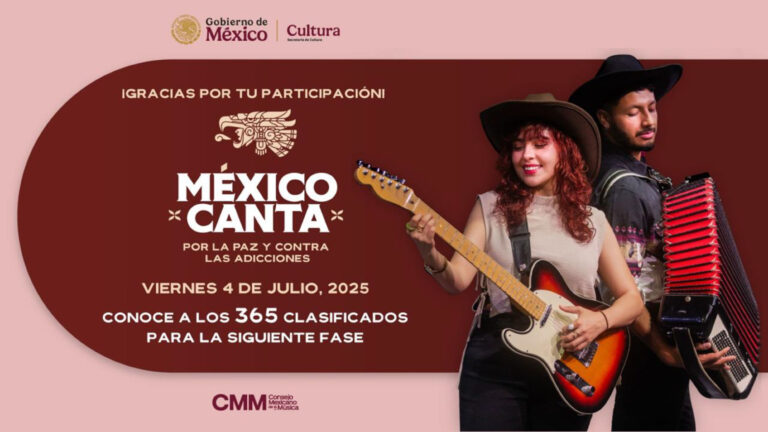 Gobierno de México presenta micrositio para conocer a los 365 clasificados del concurso binacional México canta por la paz y contra las adicciones