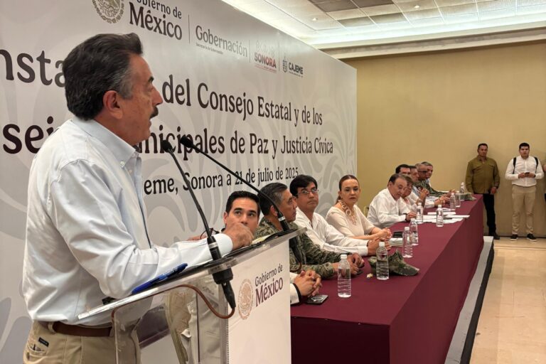 Cajeme se suma a la estrategia nacional de construcción de paz