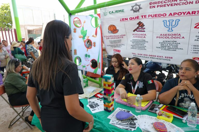 Llega feria de paz de atención a las causas a la colonia Cajeme
