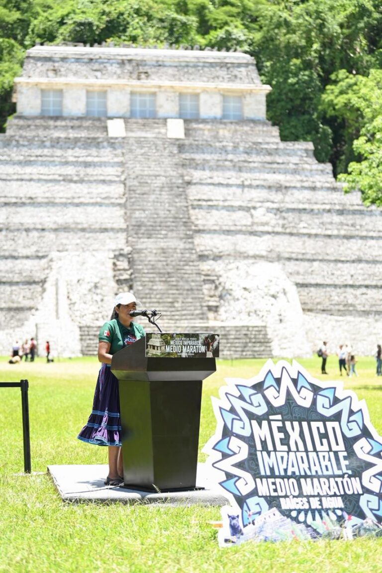 Gobierno federal presenta «México imparable-serial medio maraton»; arranca en Palenque, Chiapas el próximo 14 de septiembre