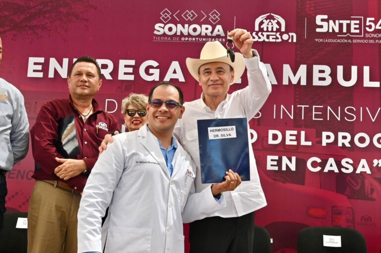 Gobernador Durazo cumple demanda histórica de Isssteson con nuevas ambulancias y relanzamiento de “Médico en Casa”