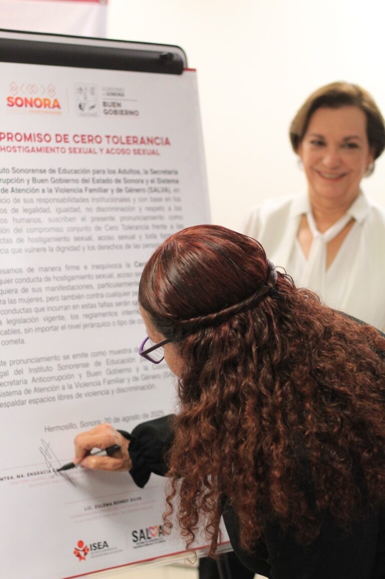 Realiza Gobierno de Sonora Jornada de Sensibilización y Compromiso Institucional contra el Acoso Sexual