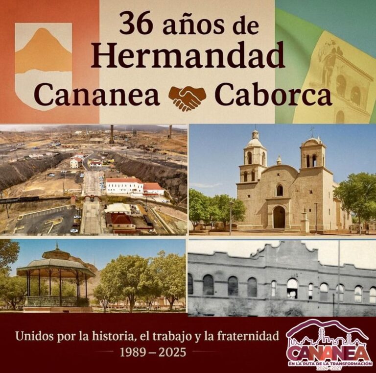 Cananea y Caborca: 36 años de hermandad