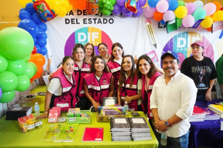 Gobernador Durazo celebra con éxito la segunda edición del “Bazar Escolar 2025” previo al regreso de clases