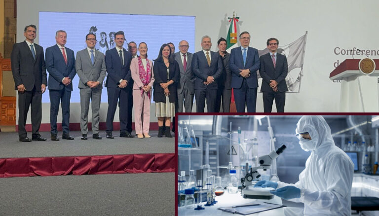 Industriales farmacéuticos anuncian 12 mil mdp de inversión en medicamentos de última generación