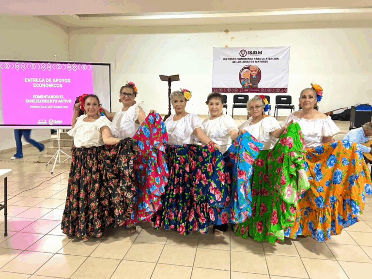 Gobierno de Sonora entrega apoyo del programa “Fomentando el Envejecimiento Activo”: ISAAM.