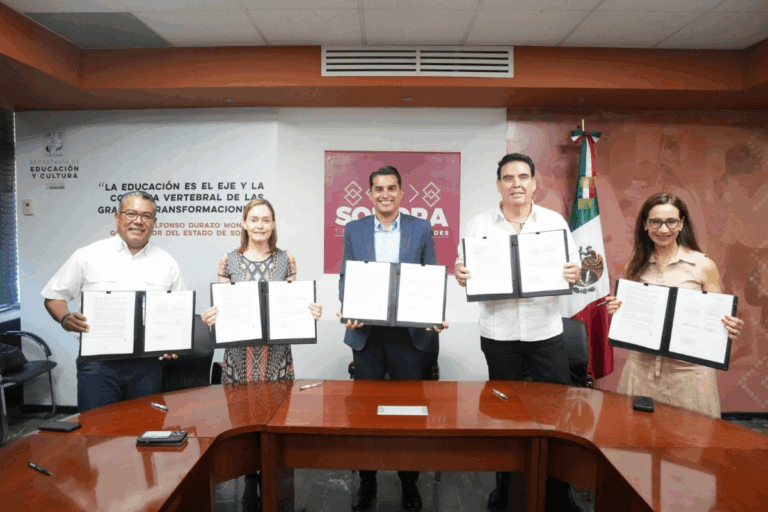 Formalizan Gobierno de Sonora y Fundación Alberto Baillères alianza a favor de la educación: SEC