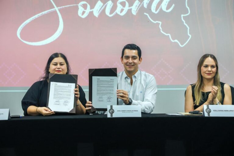 Firma Gobierno de Sonora convenio de colaboración con Universidad Durango Santander en Hermosillo