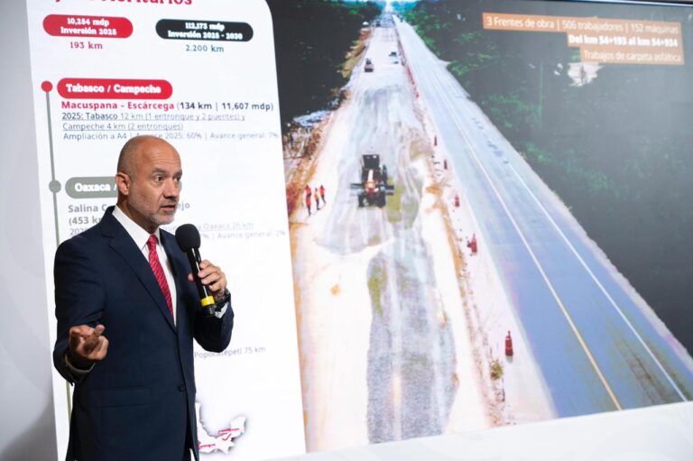 Programa de infraestructura carretera registra avance global de 60%