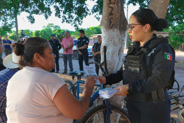 Fortalece gobierno de Cajeme seguridad ciudadana a través del programa «Policía comunitario»