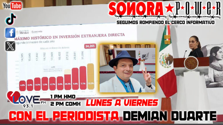 Rompe México récord en inversión extranjera; Durazo toma acción, refuerza área de protección civil