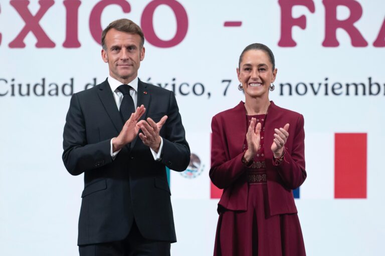 Renuevan México y Francia su relación bilateral; el Presidente Macron se declara humanista y anticipa mayor inversión francesa en nuestro país