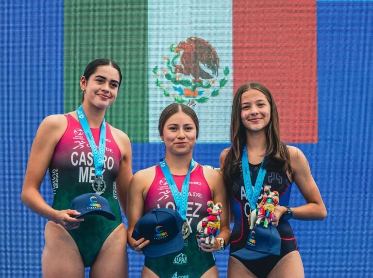 Triatleta sonorense femenil consigue la presea de plata en Triatlón en Chile
