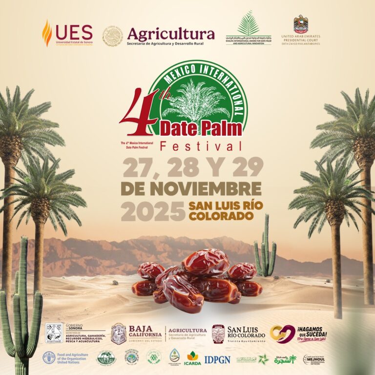Impulsa Gobierno de Sonora 4to. Festival Internacional de la Palma Datilera en México: UES