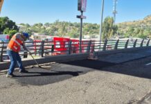 Continúan cuadrillas de bacheo el mantenimiento de vialidades en Hermosillo