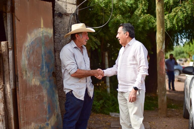 Supervisa Javier Lamarque trabajos de pavimentación e infraestructura en Cajeme