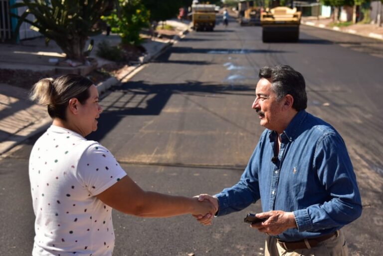 Supervisa Javier Lamarque avance obras en zona sur y centro de la ciudad