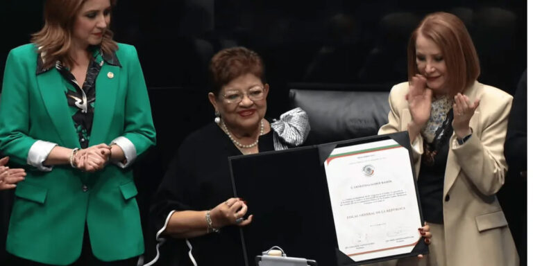 Sheinbaum celebra designación de Ernestina Godoy al frente de la FGR