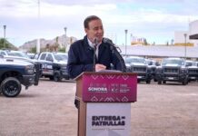 Gobernador Durazo amplía la fuerza policial en 21 municipios con nuevas unidades y más elementos capacitados