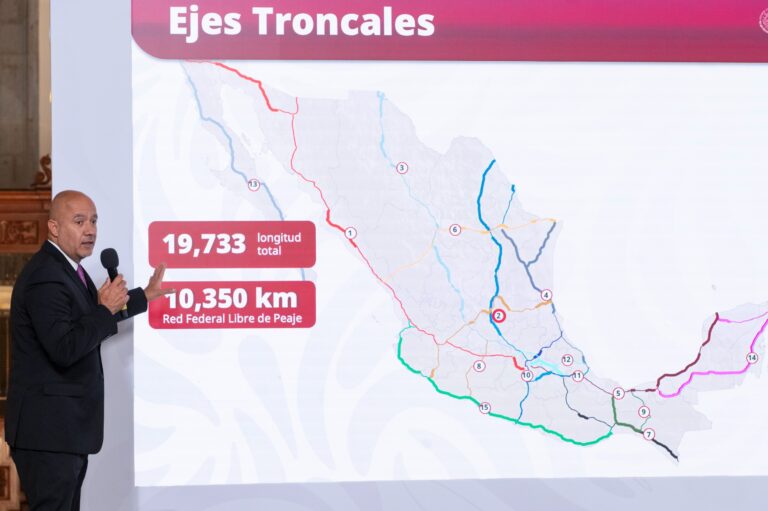 En 2026, programa nacional de conservación de carreteras y bachetón tendrán una inversión de 50 mil MDP: Presidenta Claudia Sheinbaum