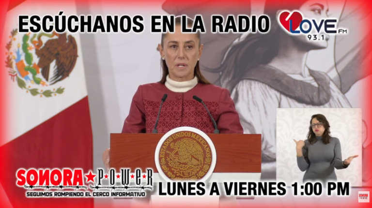 Reporte Sonora power en Radio Sonora | La llamada Sheinbaum Trump