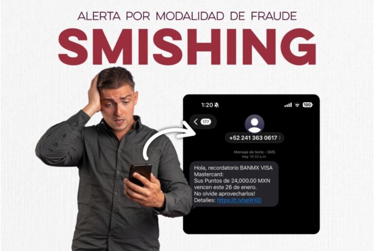 Unidad Cibernética emite alerta preventiva por mensajes SMS falsos que suplantan a bancos
