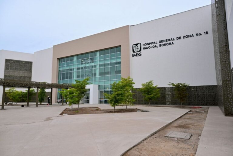 Supervisa gobernador Durazo hospital del IMSS en Navojoa con 96% de avance; beneficiará a 96 mil derechohabientes