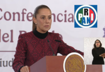 Señala Sheinbaum a políticos del PRIAN de promover injerencia de Estados Unidos en México