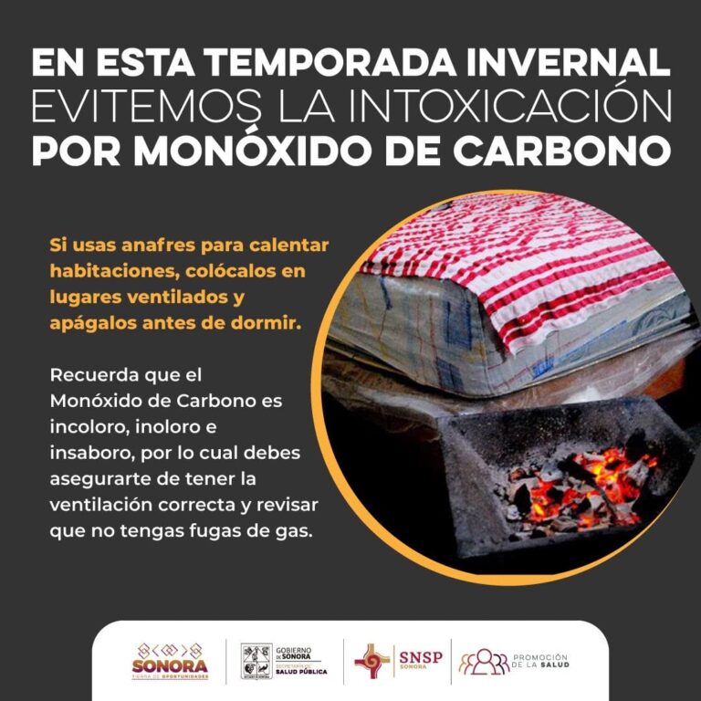 Recomendaciones para prevenir intoxicaciones por monóxido de carbono e incendios durante la temporada invernal: SSP