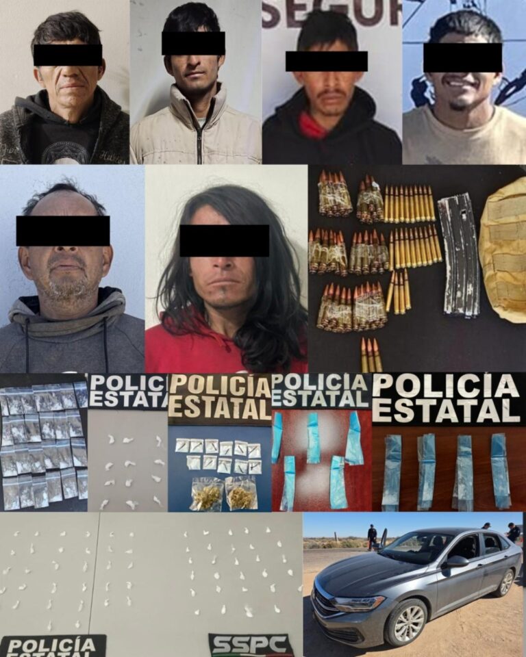 Operativos de la Policía Estatal trabajan para detener a quienes atenten contra la seguridad en territorio sonorense