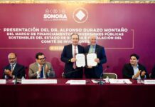 Gobernador Durazo concreta acuerdo de financiamiento para infraestructura sostenible en Sonora