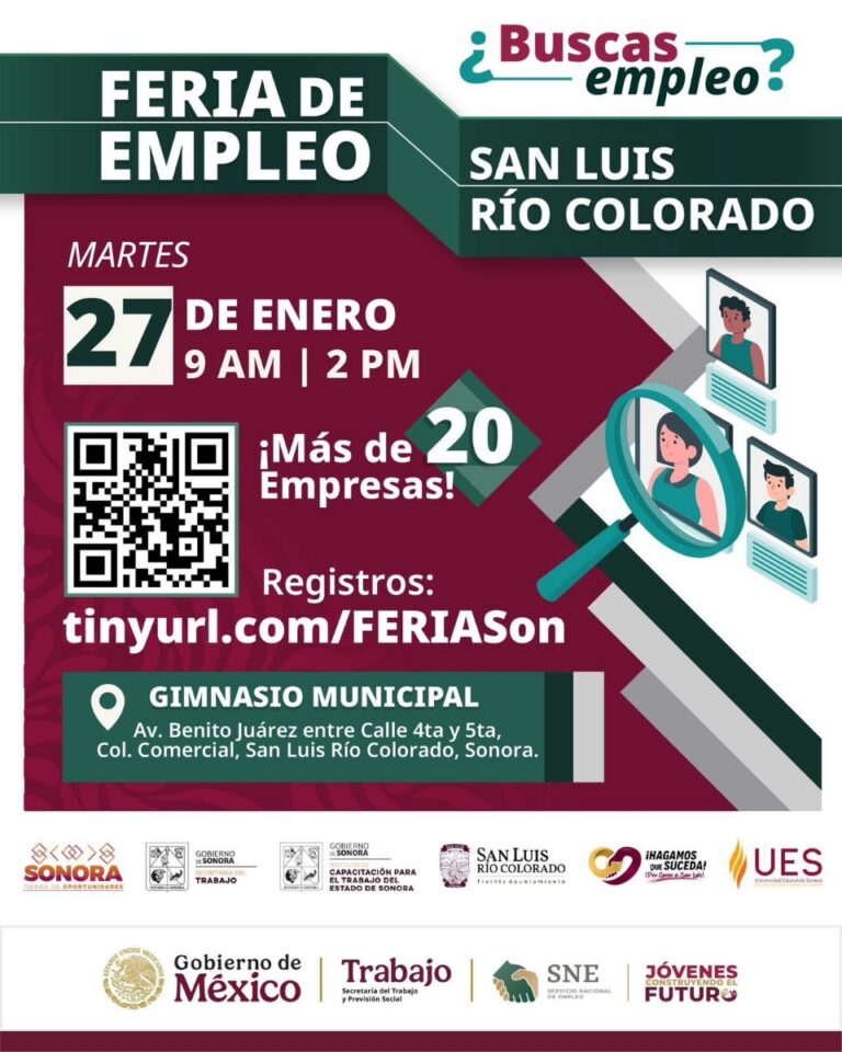 Cajeme será sede de la Primera Feria de Empleo 2026