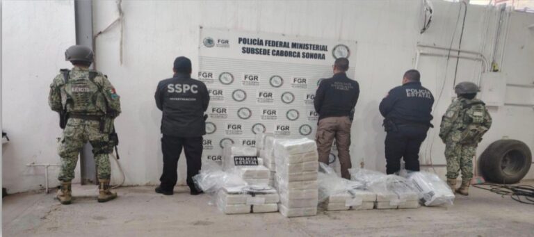 Acción firme del gobierno de Durazo: decomisan 400 kilos de cocaína
