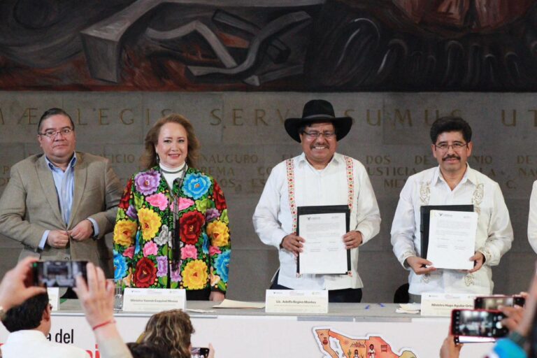La suprema corte y el INPI firman convenio para impulsar el acceso efectivo a la justicia de los pueblos y comunidades indígenas y afromexicanos