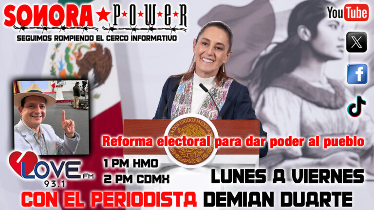Reforma electoral es «poder para el pueblo», dice la Presidenta Sheinbaum, adiós partidocracia