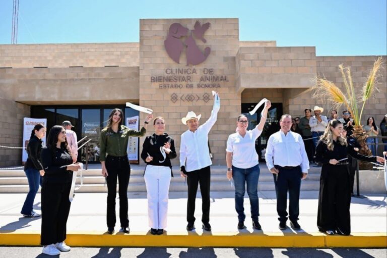 Cumple Gobernador Durazo compromiso de llevar bienestar a las familias con primera Clínica Pública de Bienestar Animal en Sonora
